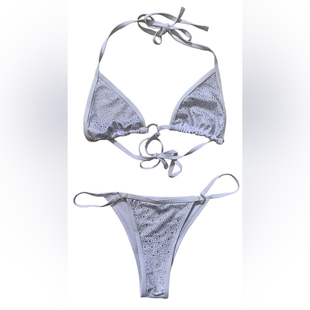 Nwot Rhinestone Bikini - Picture 5 of 8